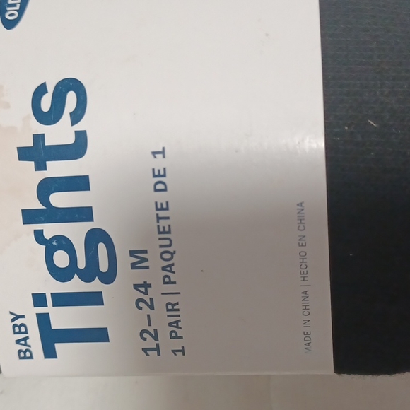 New with tag nwt toddler black cotton tights stockings thick warm winter black - Picture 6 of 11